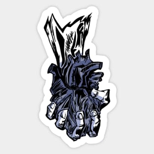 Give Your Heart (Black and White) Sticker